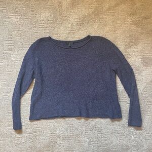 Eileen Fisher Lightweight boxy purple sweater top